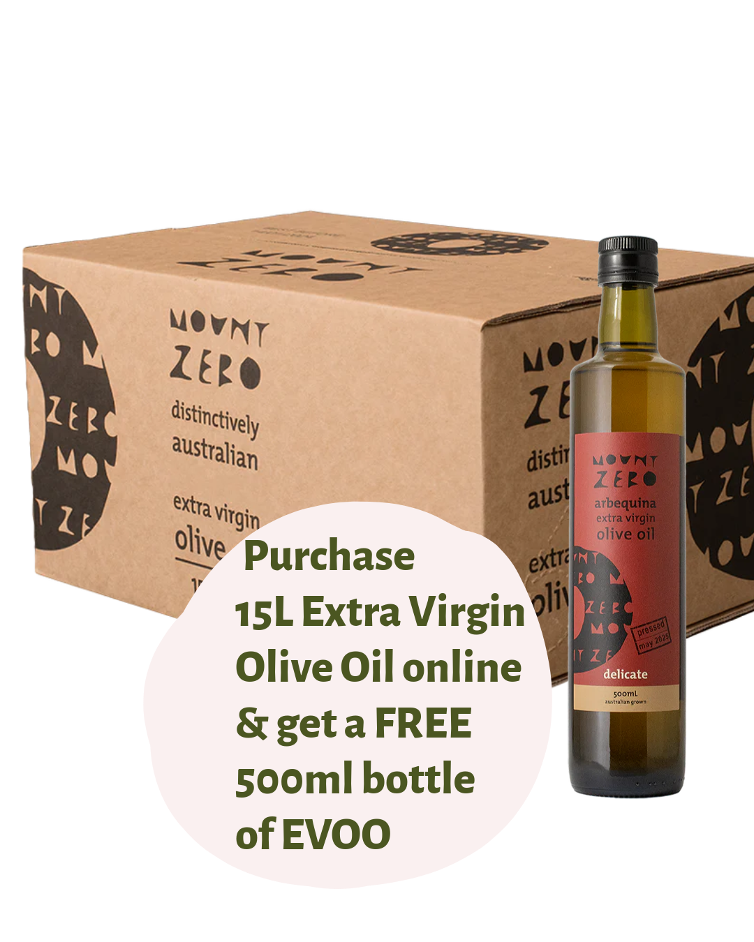 arbequina extra virgin olive oil - bulk 2L & 15L
