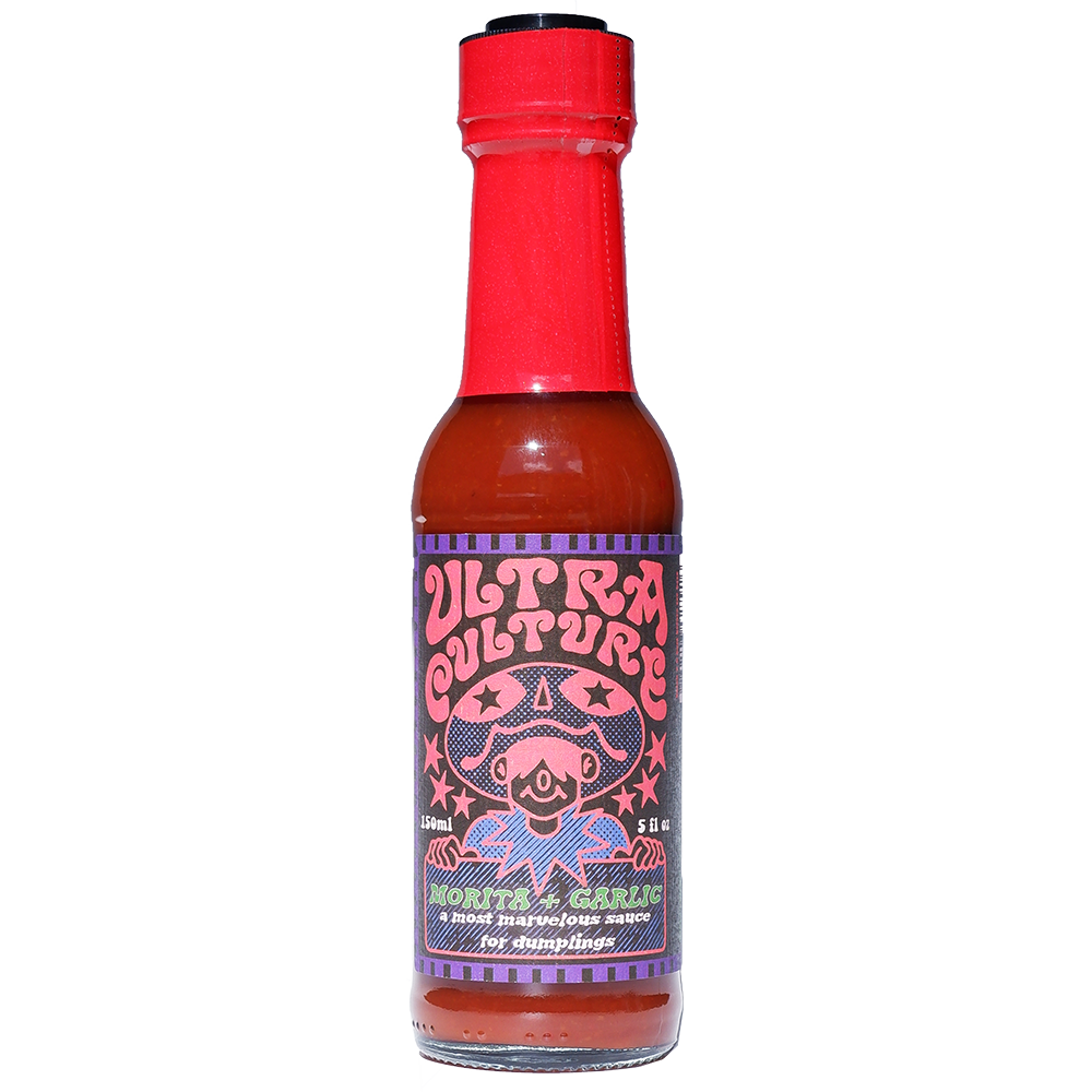 ultra culture morita and garlic hot sauce