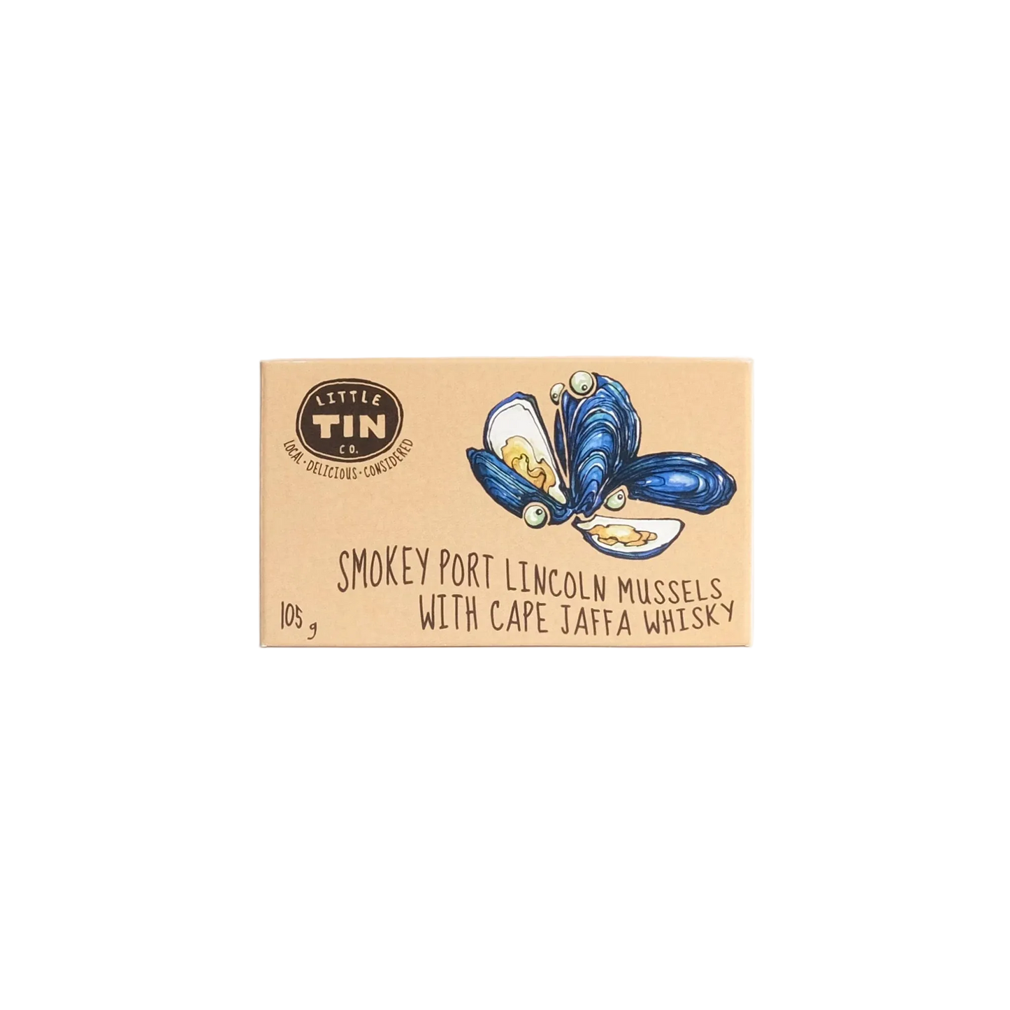 Little Tin Co. Smokey Port Lincoln Mussels with Cape Jaffa Whisky