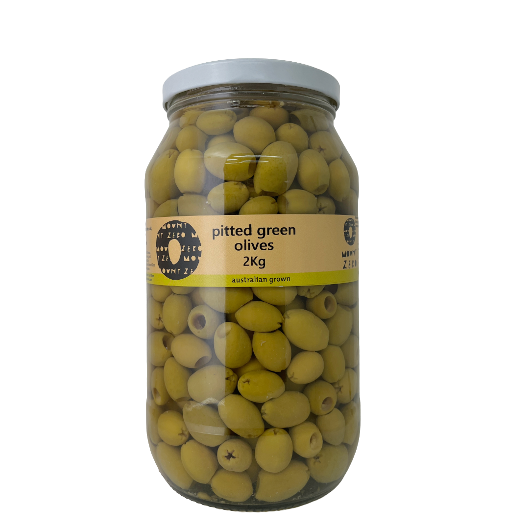 pitted green olives 2kg
