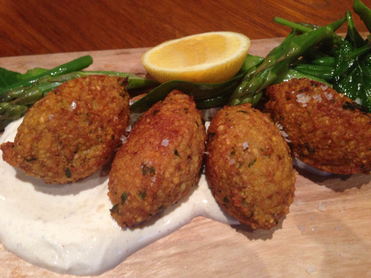 chickpea & cauliflower fritters