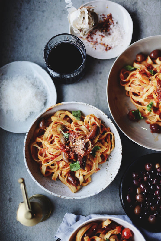 tomato & anchovy pasta