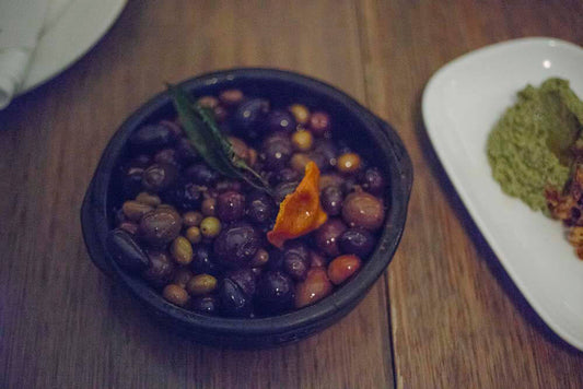 karen martini’s marinated olives with orange, cinnamon & chilli