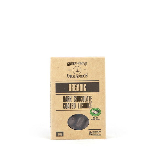 green grove organic dark chocolate coated licorice