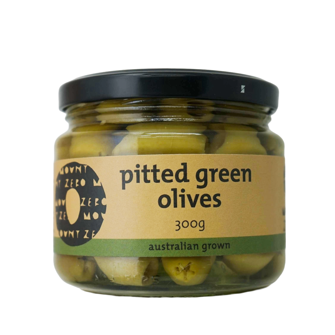 Pitted Green Olives - 300g