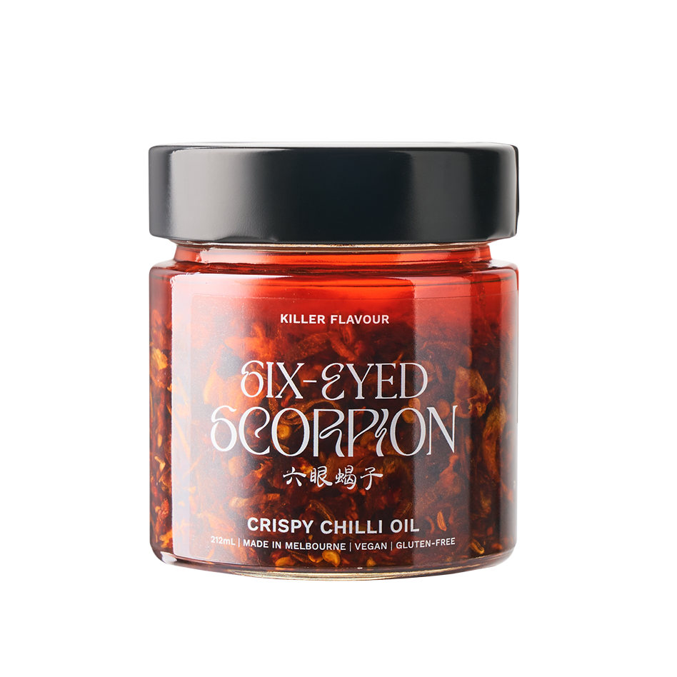 six eyed scorpion chilli oil