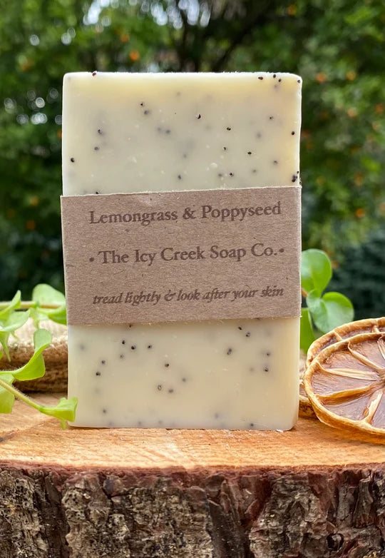 Icy Creek Soap Bar Lemongrass & Poppyseed