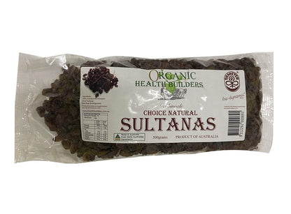 bio-dynamic sultanas 500g