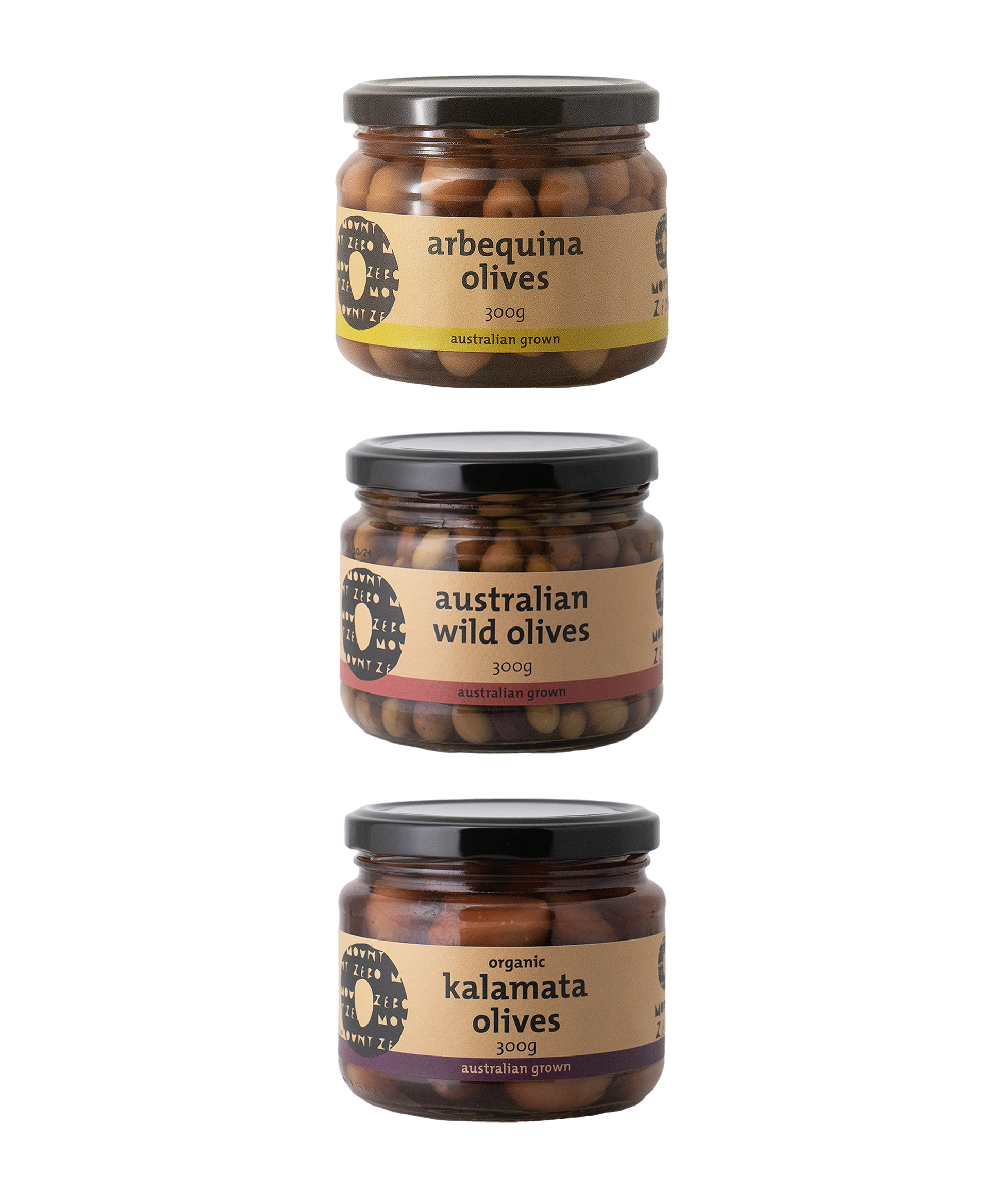 Olive Oil　仙人掌　MONJU　3枚セット Olive Jar Trio Gift Pack – Mount Zero Olives