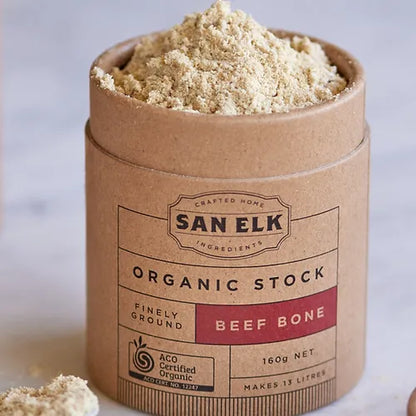 san elk artisan beef bone stock