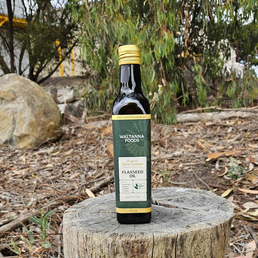 waltanna farms organic flaxseed oil 375ml