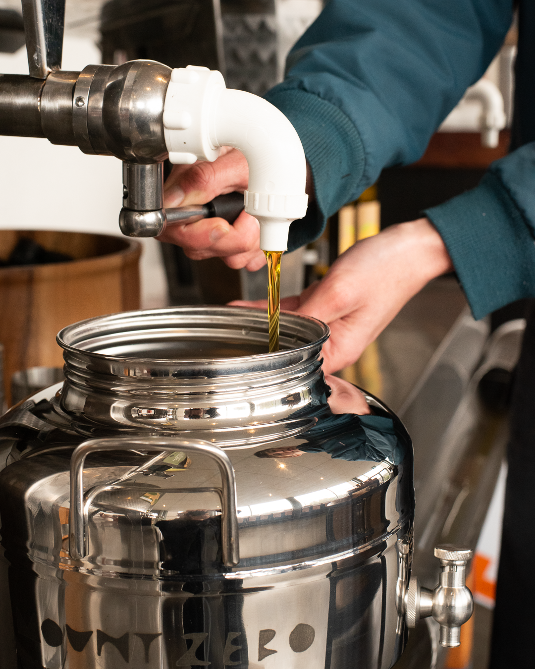 5L stainless steel olive oil tank
