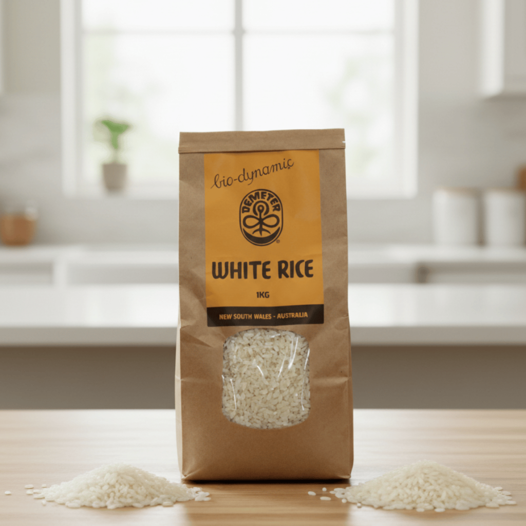 Biodynamic Rice Medium Grain White 1kg