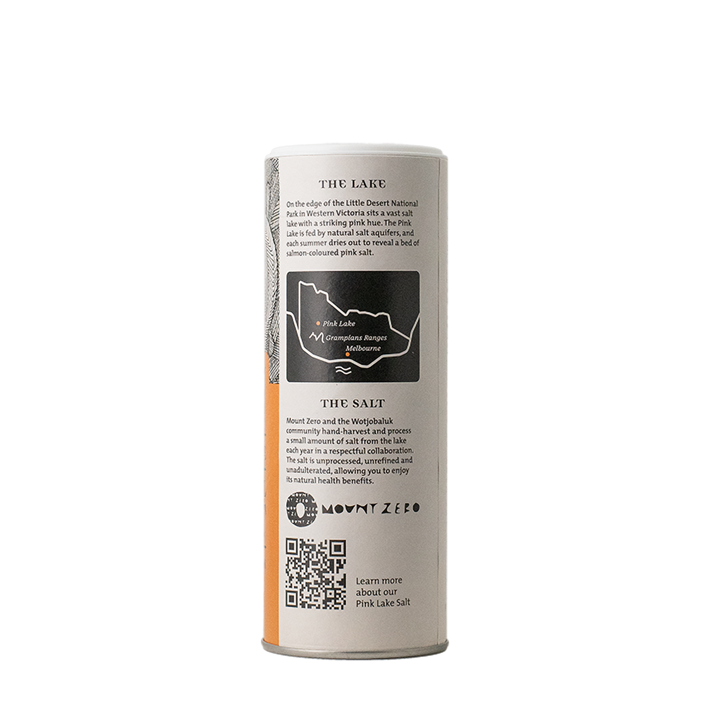 pink lake salt shaker