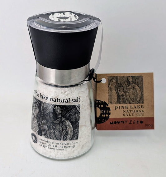 pink lake salt grinder