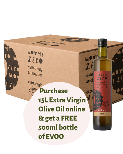 arbequina extra virgin olive oil - bulk 2L & 15L