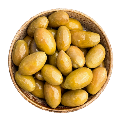 blonde kalamata olives