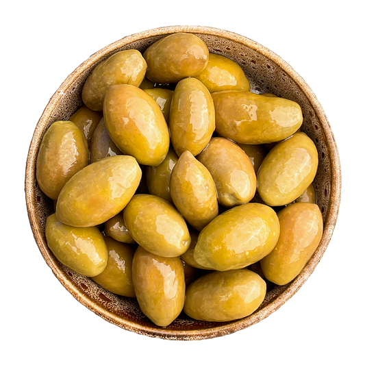 blonde kalamata olives