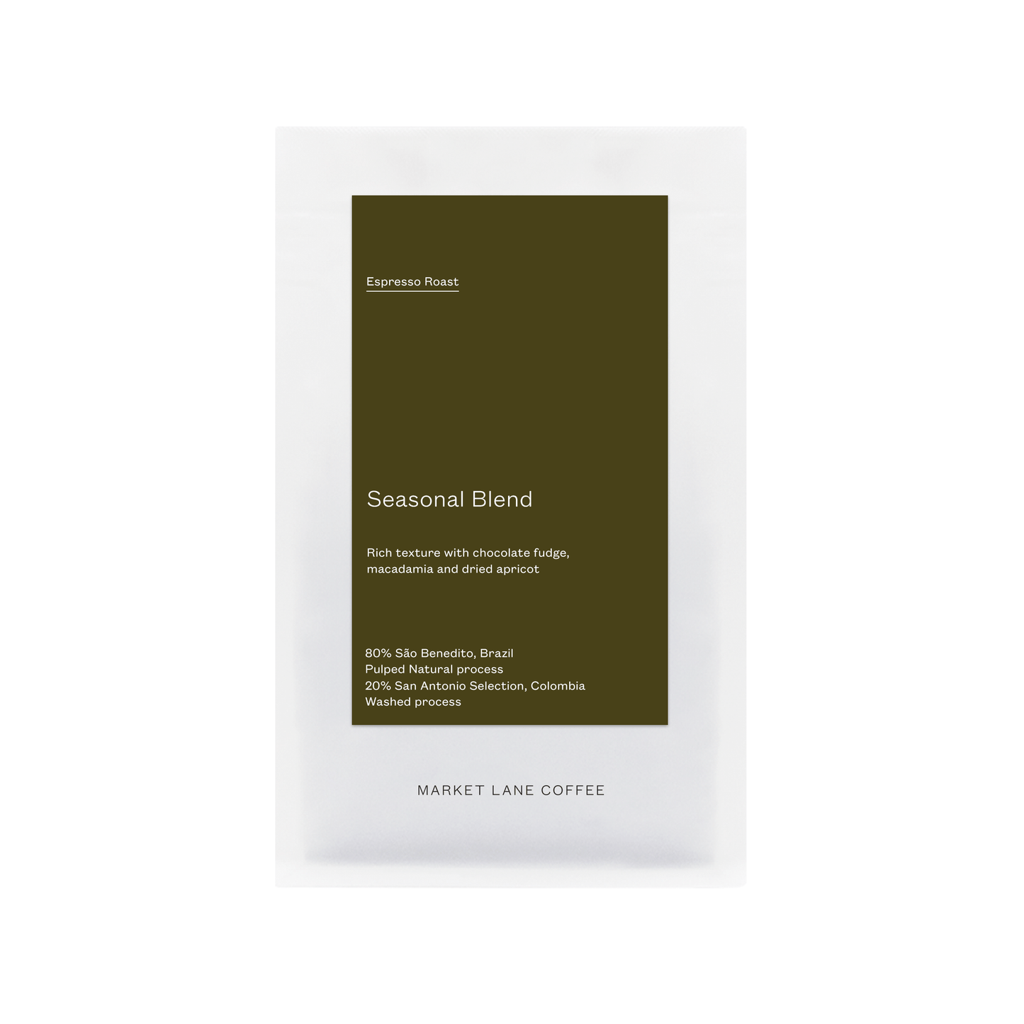 Market Lane Coffee Seasonal Espresso 250g