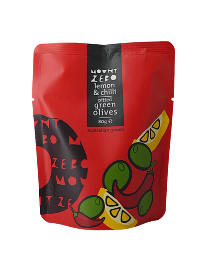 Lemon & Chilli Pitted Green Olives