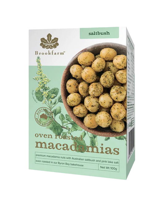 brookfarm oven roasted macadamias with saltbush