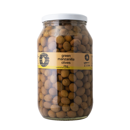 green manzanilla olives