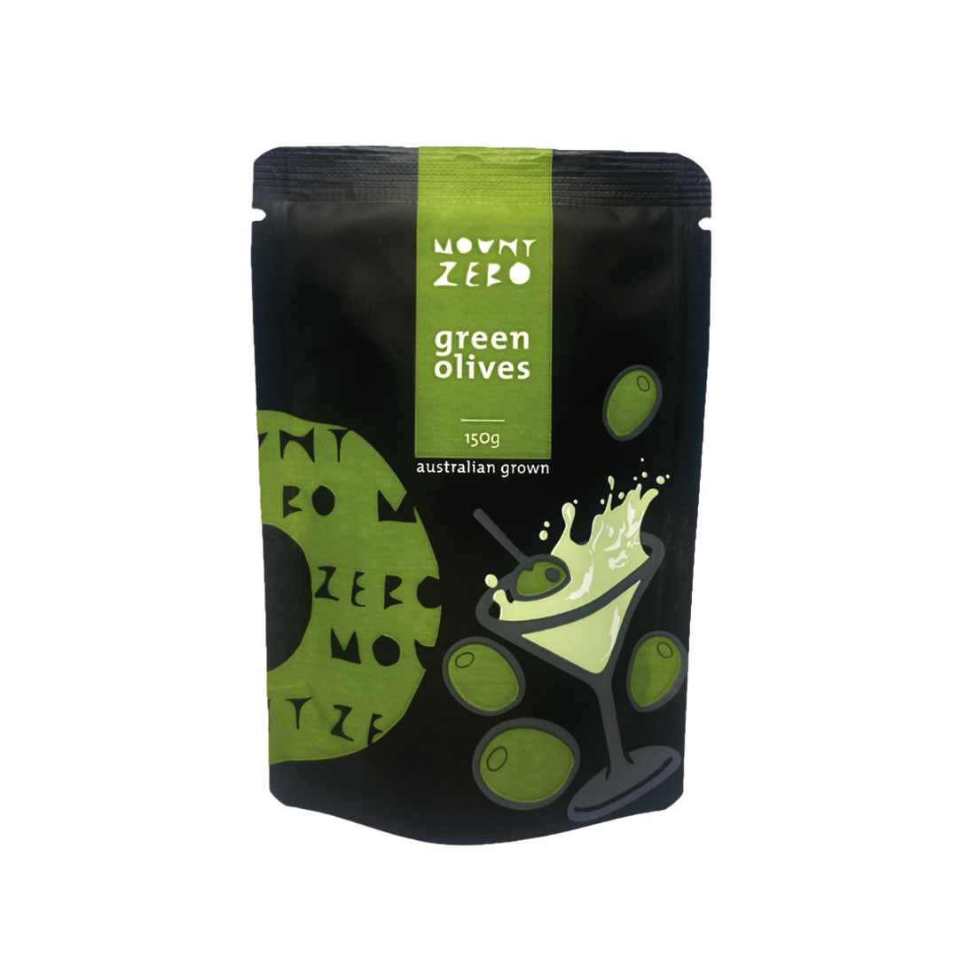 green olives in brine pouch