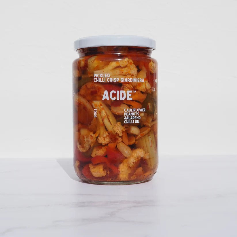 acide chilli crisp giardiniera