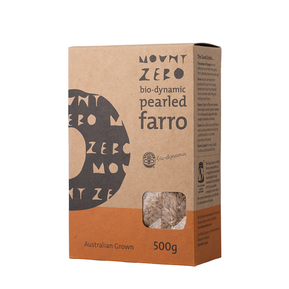 biodynamic pearled farro